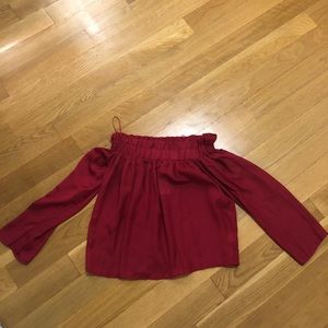 Red Strapless Top - New with tags!